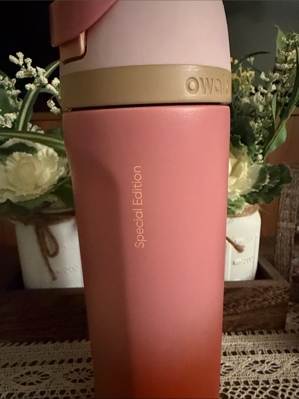 Owala Gradient Pink-Red & Mint Green 24 Oz Water Bottles - 2-Pack **SEE PHOTOS** - Picture 2 of 12